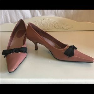 Enzo Angiolini Dusty Mauve Kitten Heels